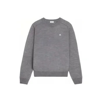 CELINE Triomphe Crew Neck Sweater In Wool