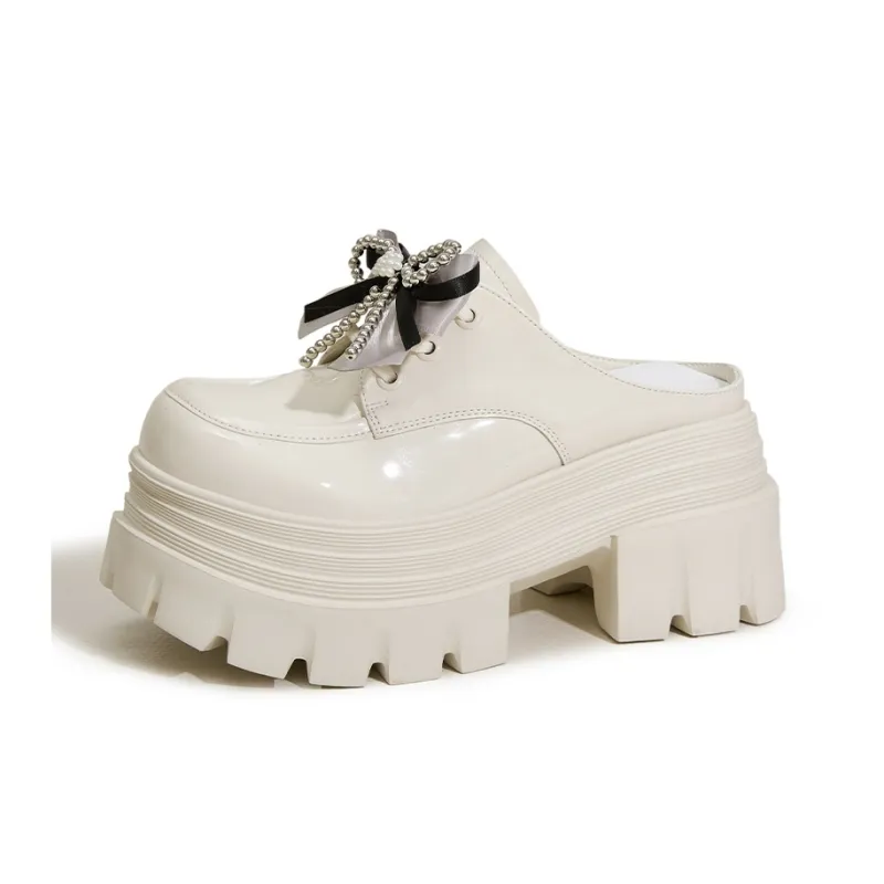 Milan Love Song Rhinestone Abrasion Resistant Slip Resistant Quick Dry Closed Toe Slippers Women's-7