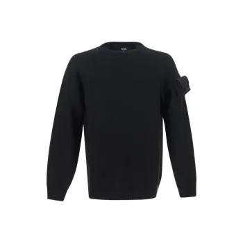 FENDI Logo pouch Wool Jumper