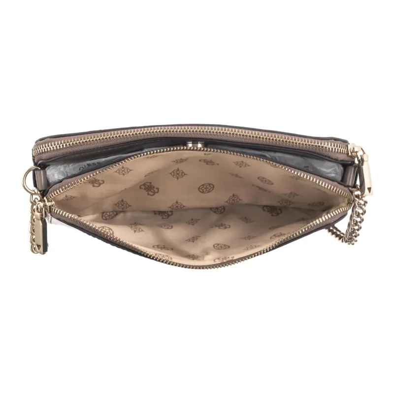 GUESS Leather Shoulder Bag Women's Tan-4