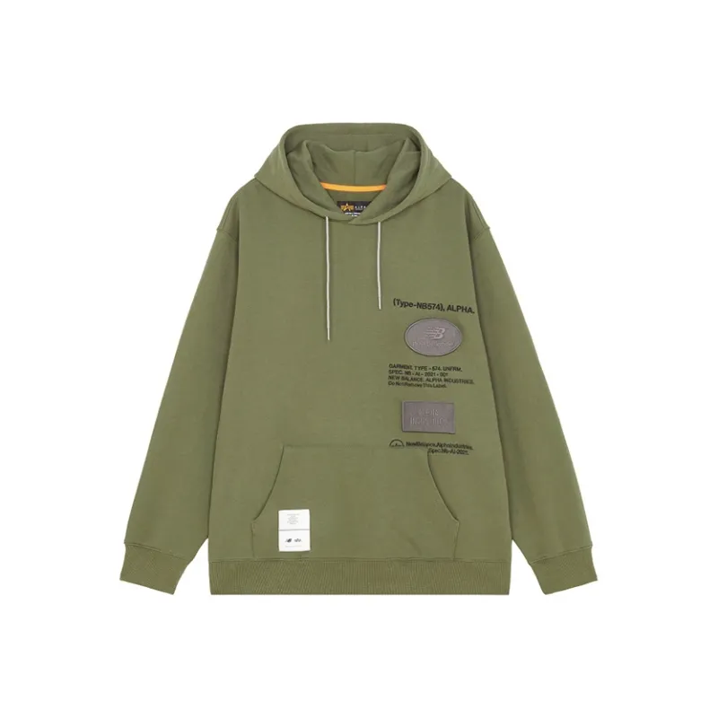 New Balance x Alpha Industries Sweatshirt Men's Green-0