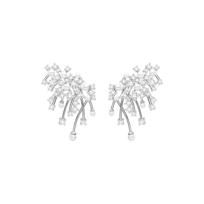ZWU 925 Sterling Silver Earrings Women's-0