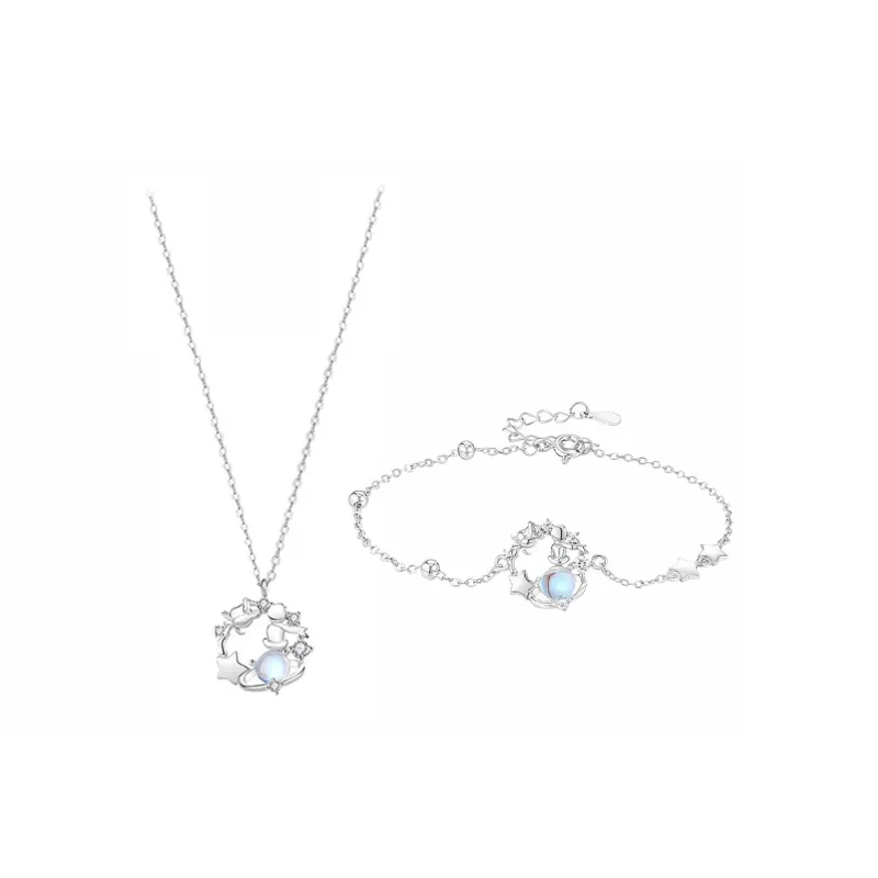 CHINA GOLD S925 Silver Necklaces Women's-5