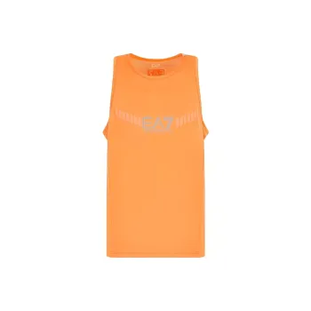EMPORIO ARMANI EA7 SS23 Tank Top Men's Bright Orange