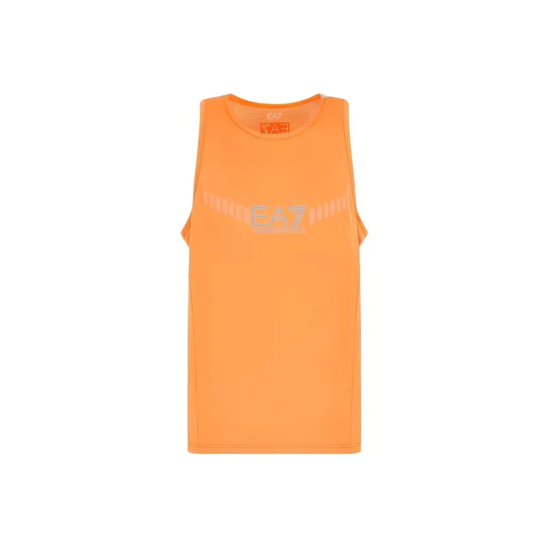 EMPORIO ARMANI EA7 SS23 Tank Top Men's Bright Orange-0