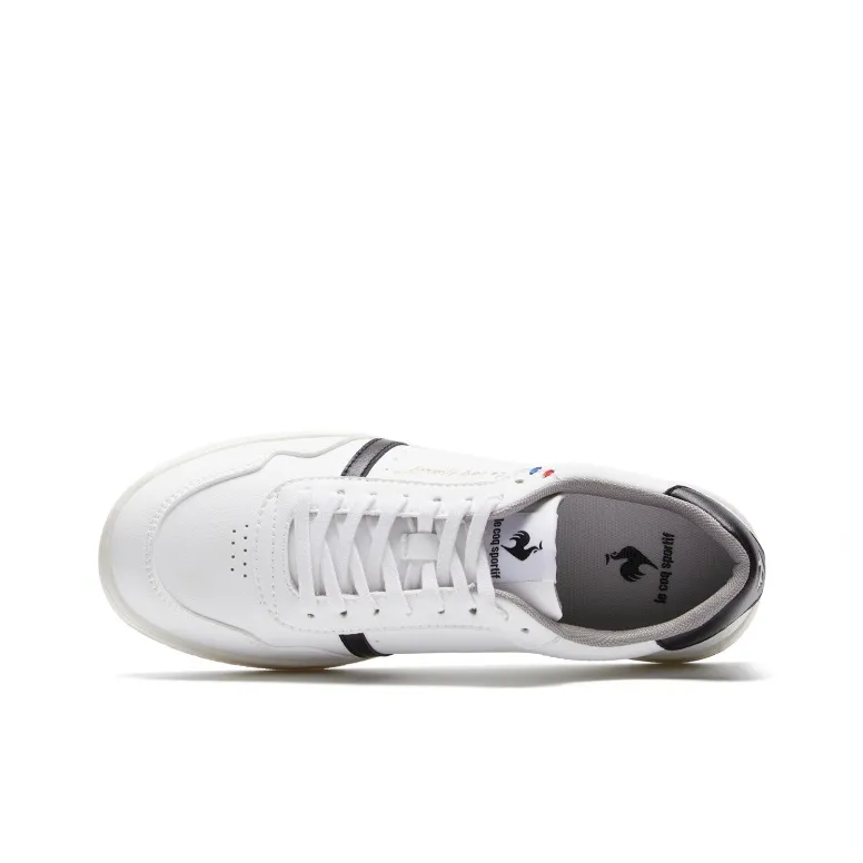 Le Coq Sportif LCS REIMS Cushioning Lightweight Low Top Skateboard Shoes Unisex White Black-2