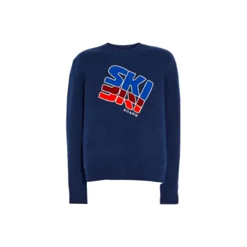 COACH Cashmere Sweater Men's Blue