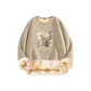 [Super-Warm Sherpa]Khaki (Chinese Style Flying Crane)