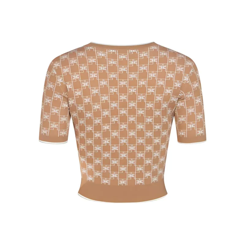 Elisabetta Franchi SS22 Sweater Women's Khaki-1