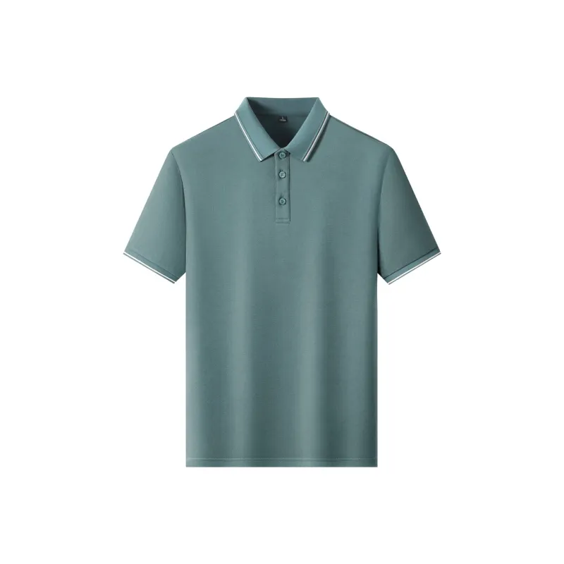 H YXIANG Polo Shirts Men-14