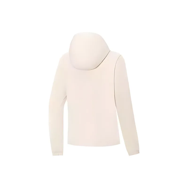 XTEP Variety Training Collection Trench Coat Women's Mountain Moon White-1