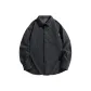 [Fleece-Lined and Thickened (Recommended for Temperatures below 10℃)]Dark Gray (Solid Color)