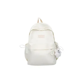 Single Warehouse Nylon Backpack Unisex White/Blue/Yellow/Black