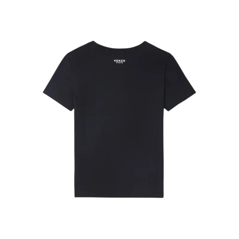 KENZO Boke Flower Embroidered Crewneck T Shirt-1