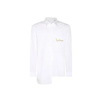 Lanvin Buttoned Asymmetric Long Sleeved Shirt