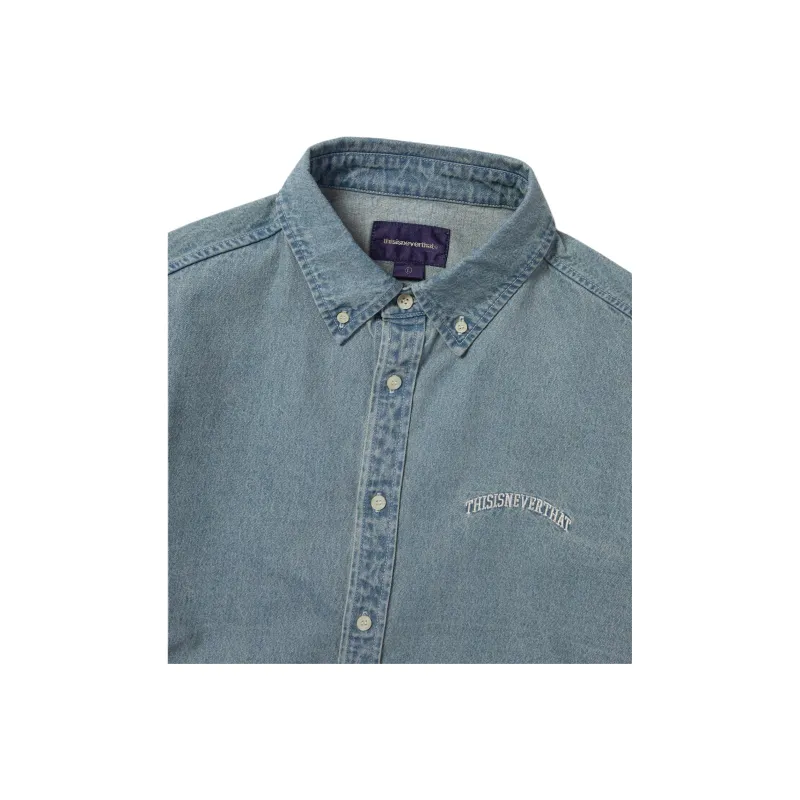 Thisisneverthat SS25 SS25 Shirt Unisex Washed Blue-2