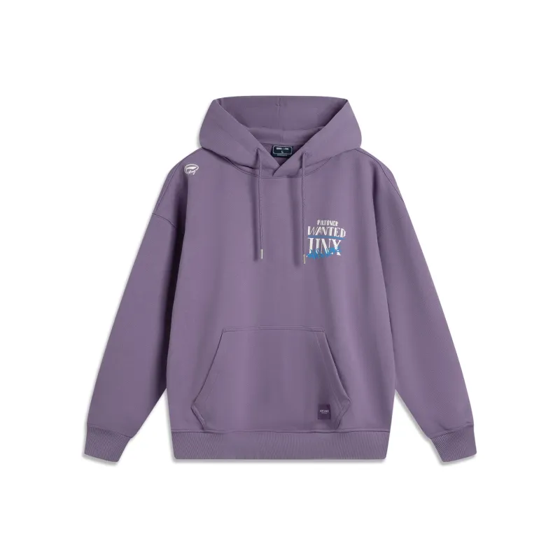 LiNing x LOL Sports Life Collection Sweatshirt Unisex Dark Crystal Purple-0
