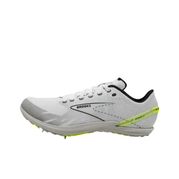 Brooks Low Top Running Shoes Unisex White Gray