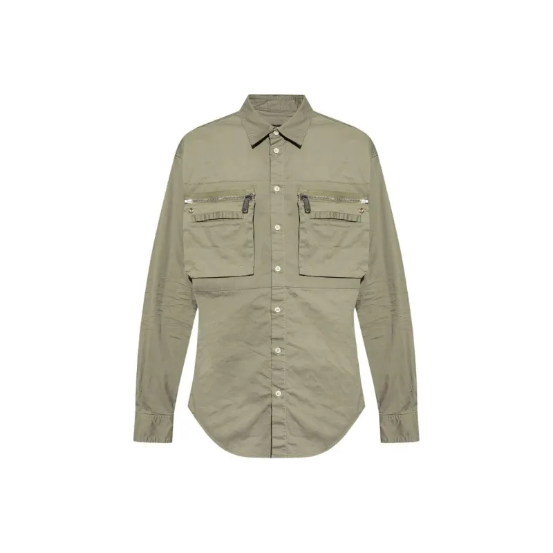 DSQUARED2 Cargo pocket Button up Shirt-0