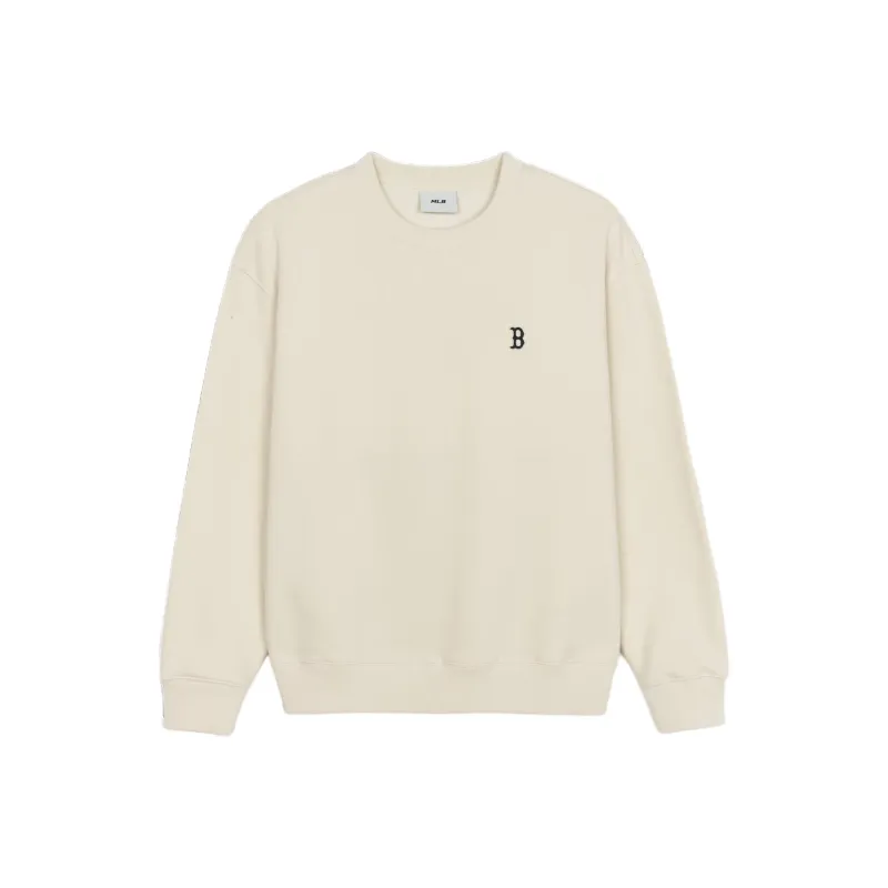 MLB Boston Red Sox Sweatshirt Unisex Dark Cream-0
