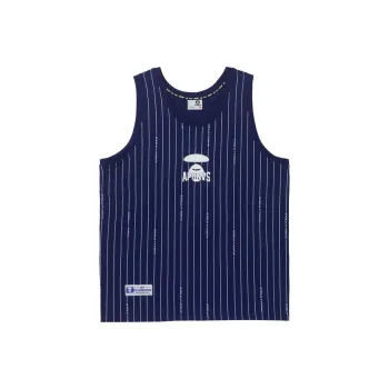 Aape Tank Tops Men Dark Blue NYK