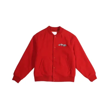 Supreme Delta Logo Varsity Jacket