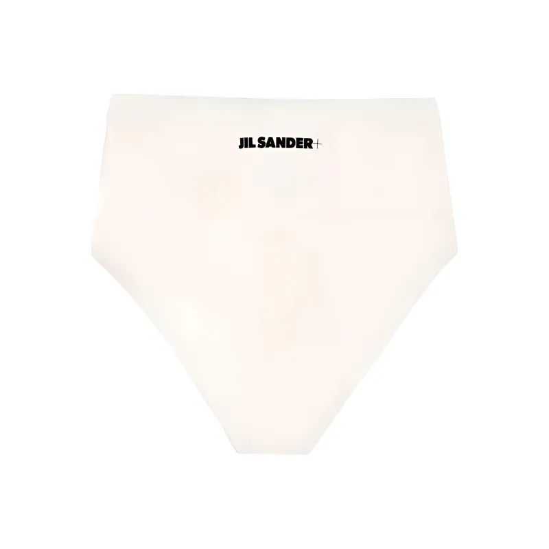 JIL SANDER + Logo Printed Bottoms-1