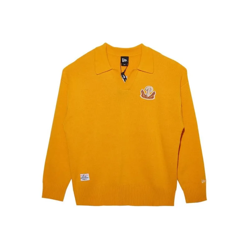 New Era FW22 Sweater Unisex Yellow-0