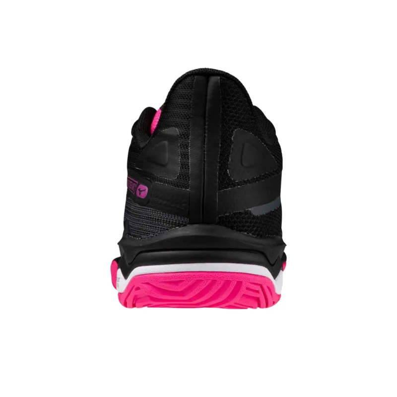 Mizuno Wave Exceed Light 2 Low Top Tennis Shoes Women's Black Pink-3