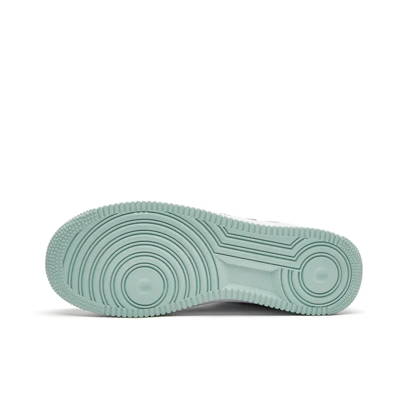 VOIT Slip Resistant Balance Low Top Skateboard Shoes Unisex Light Green/White-4