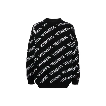 Vetements Monogram Knitted Jumper