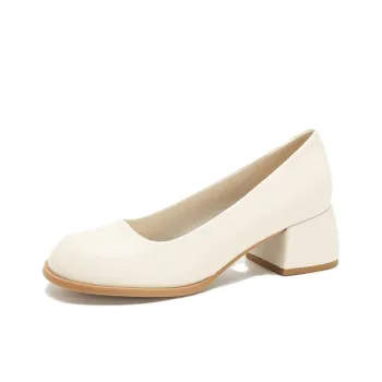 Than Than Me Casual Single Shoes Women's Apricot
