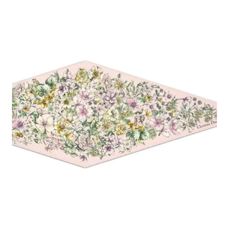 DIOR Mulberry Silk Scarves Women's Light Pink-1