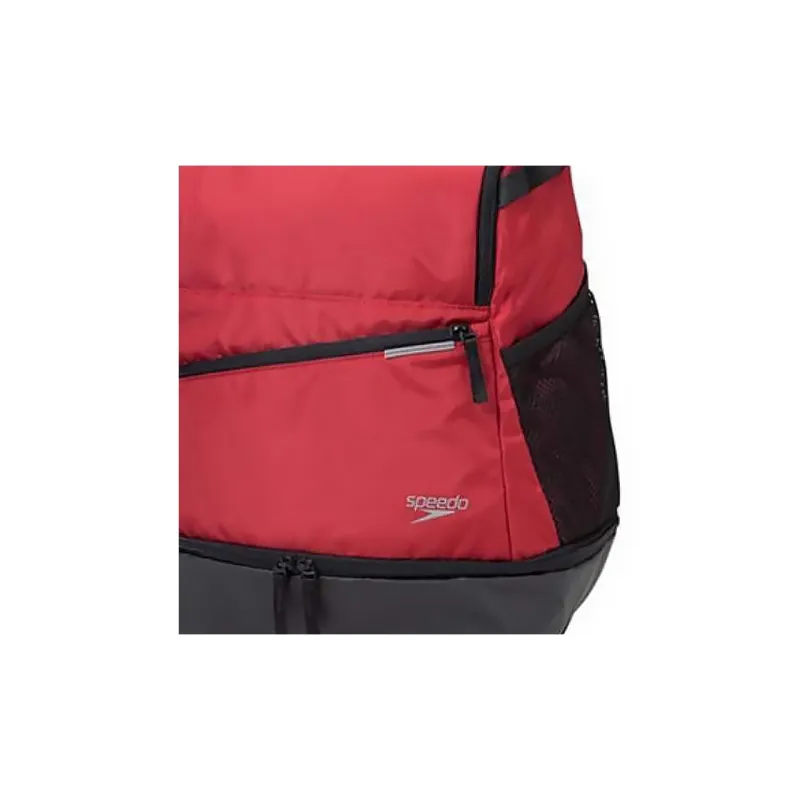 Speedo Nylon Backpack Men's Red-4