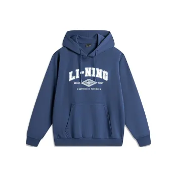 LiNing Sports Life Collection Sweatshirt Men's Deep Prussian Blue