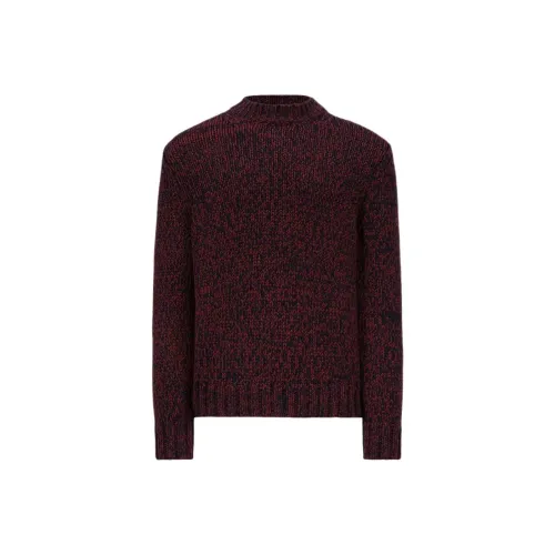 Moncler Logo Patch Long Sleeved Knitted Sweater