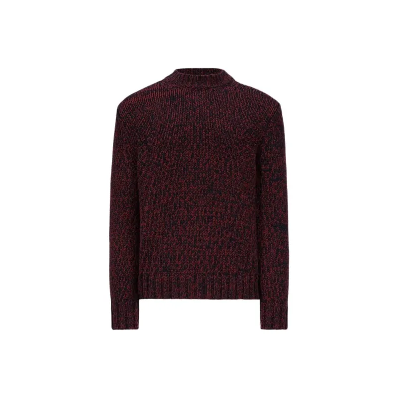 Moncler Logo Patch Long Sleeved Knitted Sweater-0