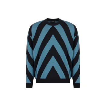 EMPORIO ARMANI Sweater Men's Azure Blue
