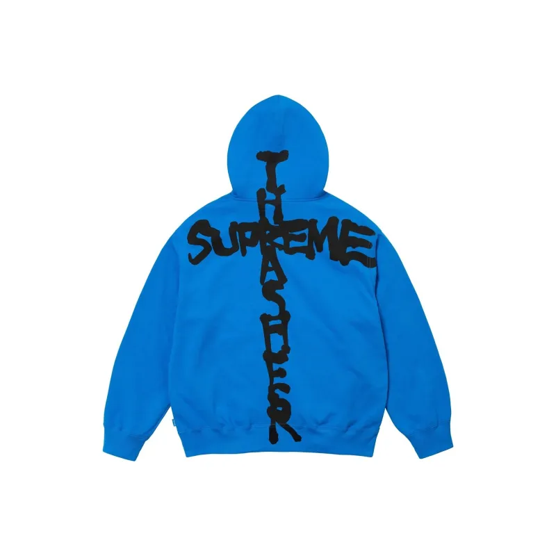 Supreme Thrasher Zip Up Hooded Sweatshirt-0