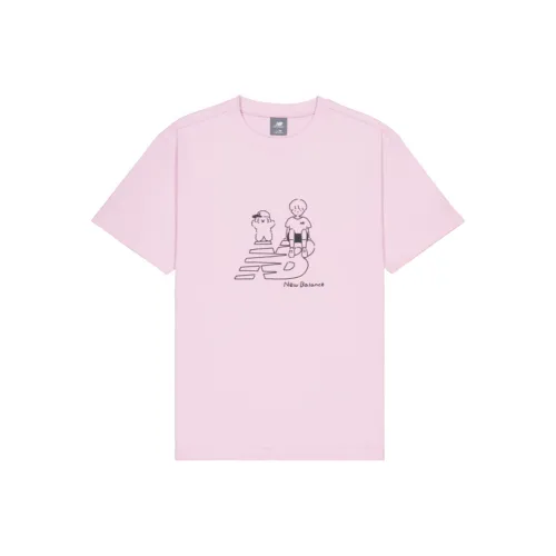 New Balance Centripetal Life Illustration Series T Shirt Unisex Pink