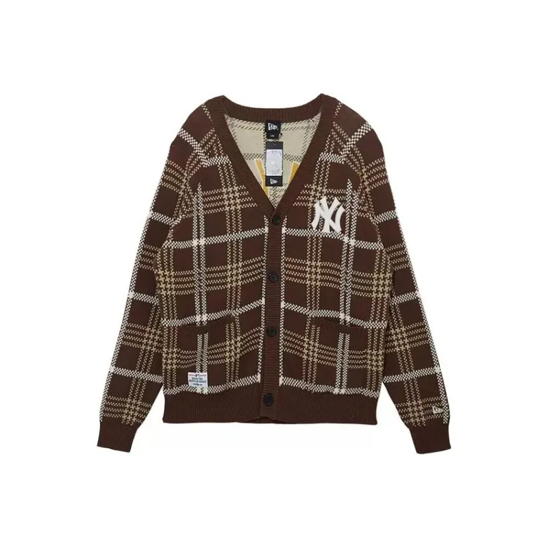 New Era Knitwear Unisex Brown-0