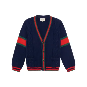 GUCCI Cable Knit Cardigan