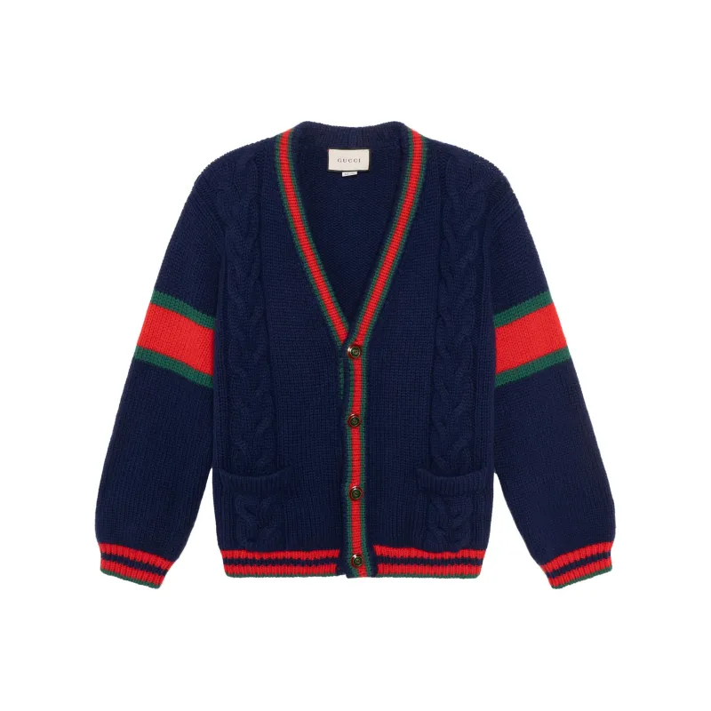 GUCCI Cable Knit Cardigan-0