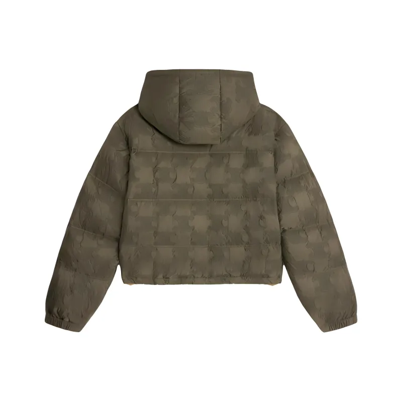 CELINE Cropped Triomphe Down Jacket In Lightweight Nylon-1