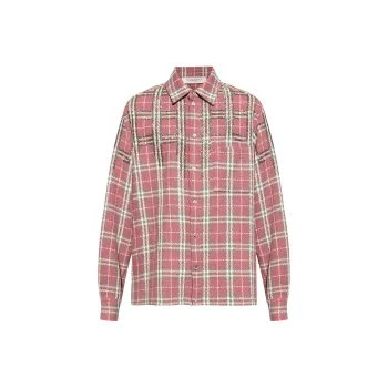 Golden Goose Checked Buttoned Shirt