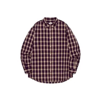 Lee Shirts Men Burgundy