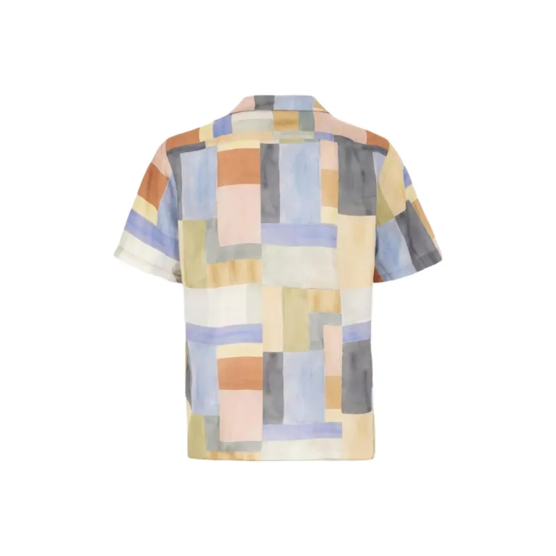 PS By Paul Smith Colourblock print Short sleeve Shirt-1
