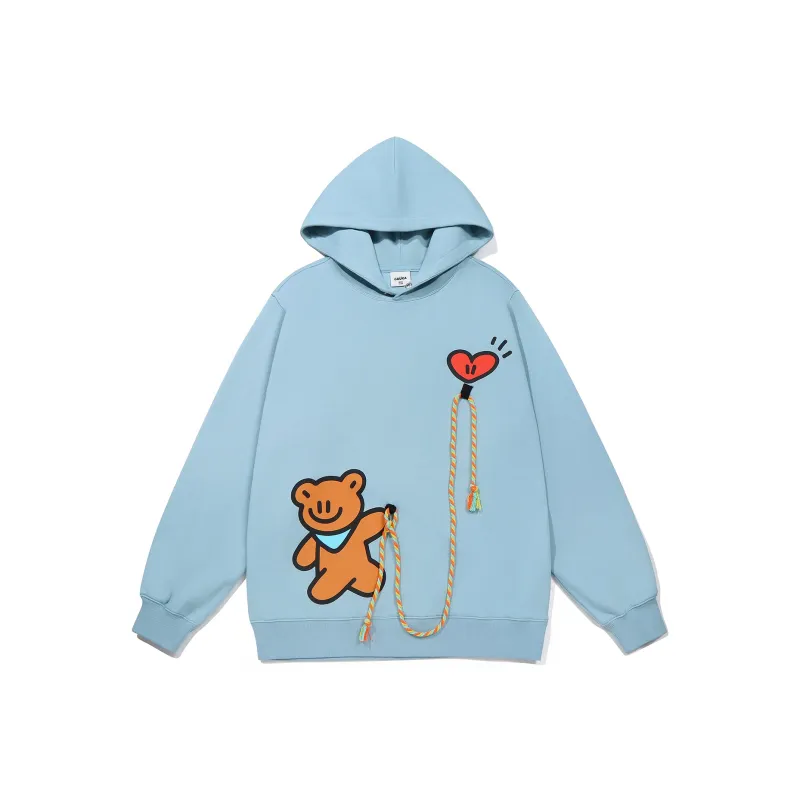 Guuka x AGAHO Sweatshirt Unisex Floral Apricot-14