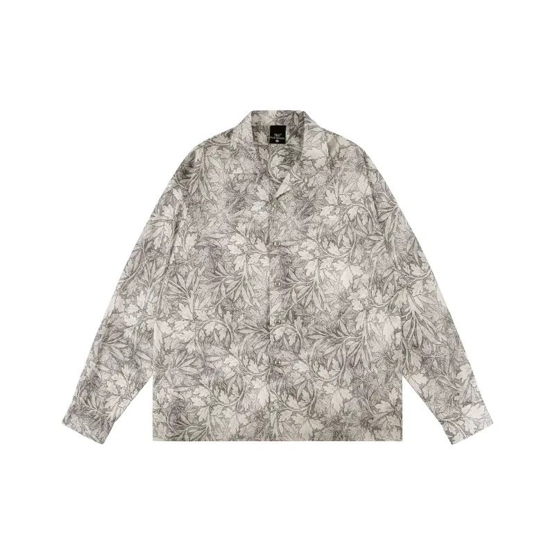 PILOTDRAGON P&D 24FW Long Sleeved Shirts Unisex Light Gray-0