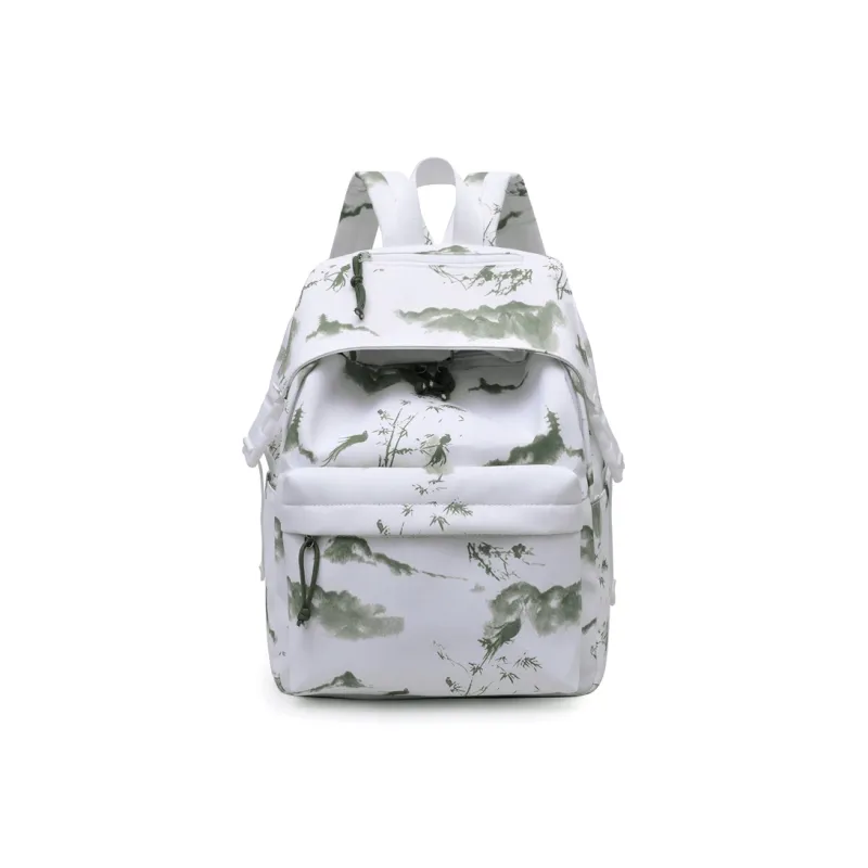 Single Warehouse Nylon Backpack Unisex Multicolor-9